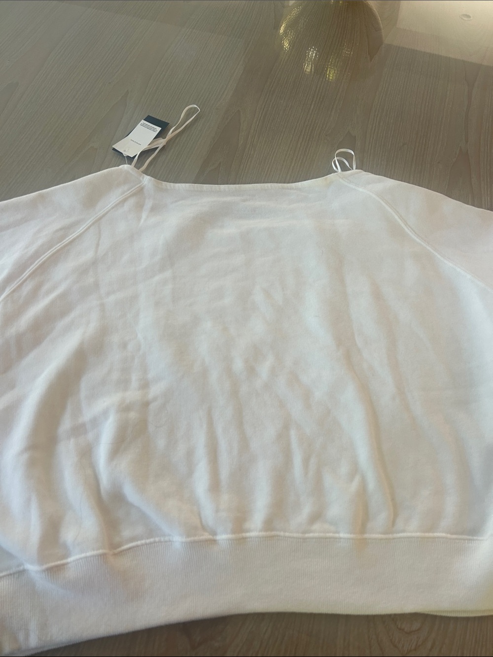 White off the shoulder Indiana University Sweatshirt - Picture 5 of 6